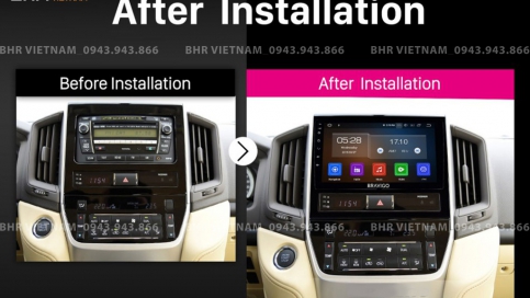 Màn hình DVD Android liền camera 360 xe Toyota Land Cruiser 2016 - 2020 | Bravigo Ultimate (6G+128G)  
